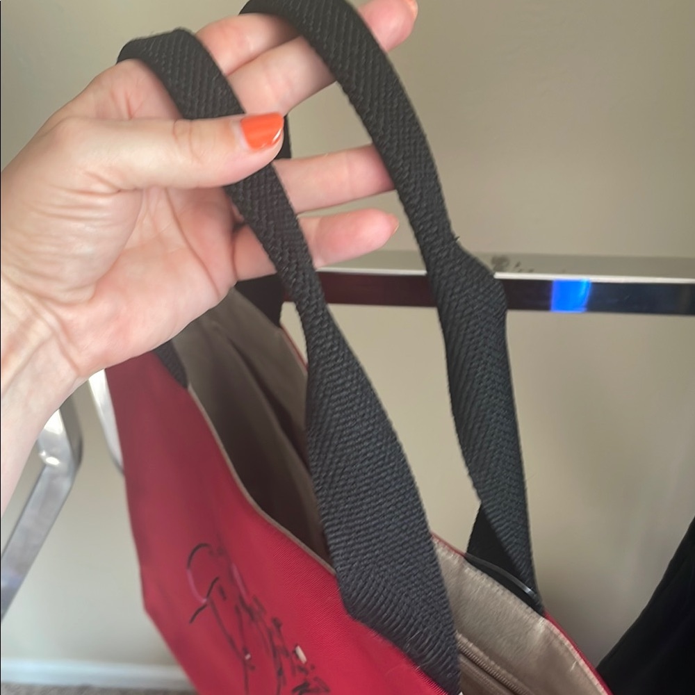 Kate Spade Maira Kalman Limited Edition Vintage "Darling" Red Tote - Picture 5 of 9